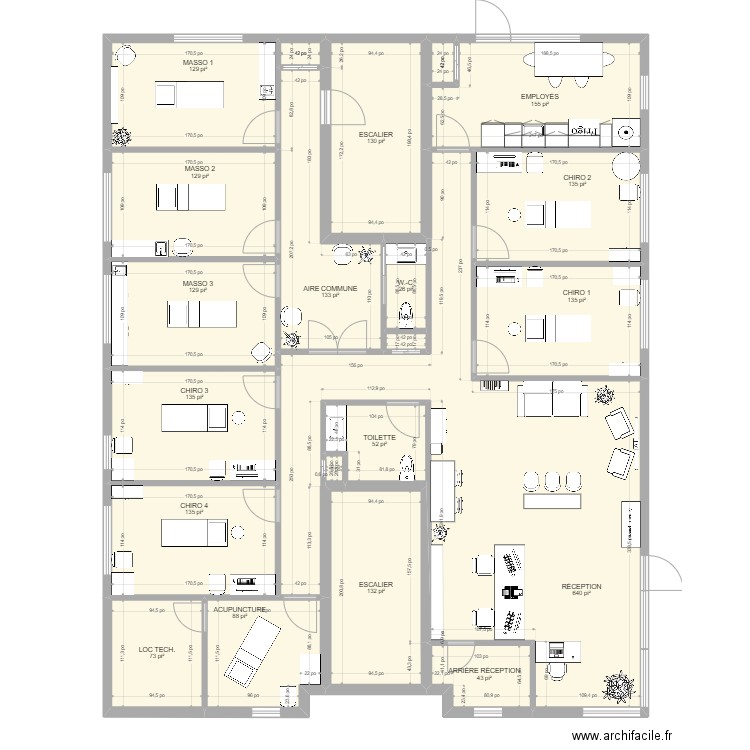 Nouvelle clinique 19 août 2022. Plan de 0 pièce et 0 m2