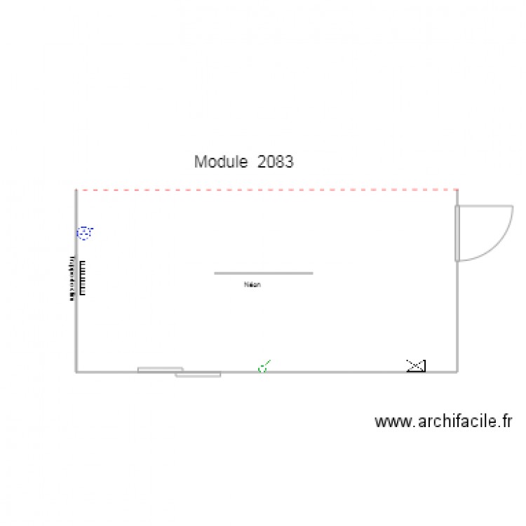 Module 2083 Ouvert. Plan de 0 pièce et 0 m2