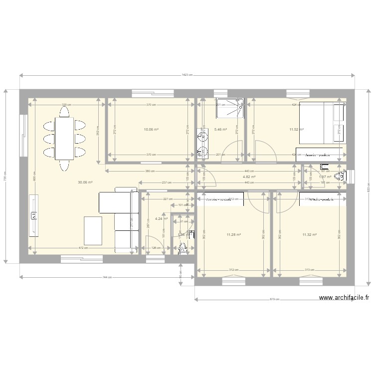 Projet 4. Plan de 0 pièce et 0 m2