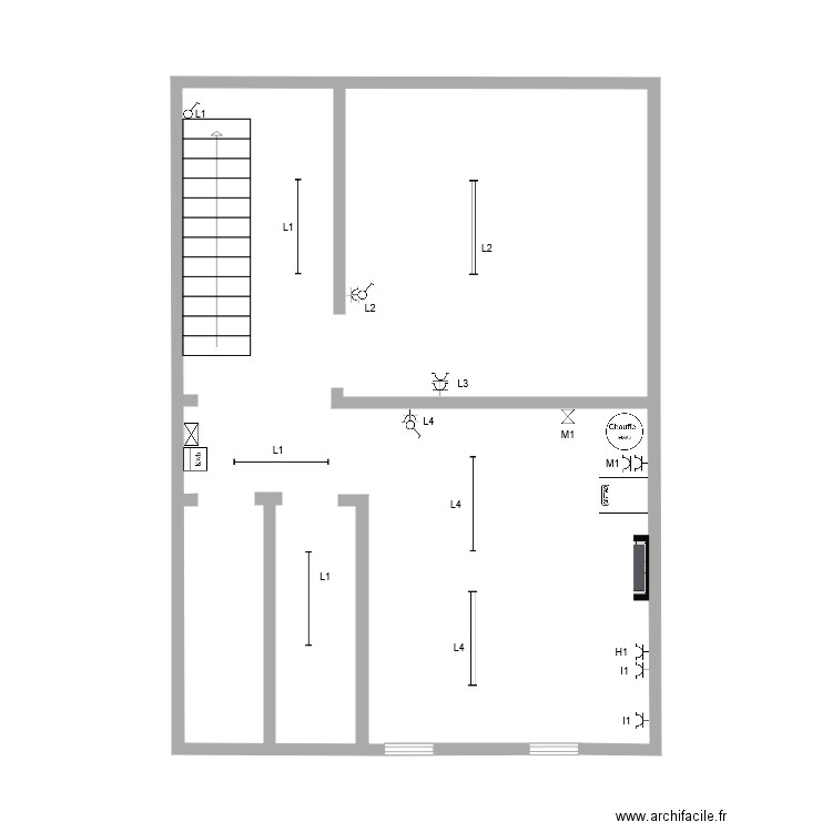 Maison Edoir Cave. Plan de 0 pièce et 0 m2