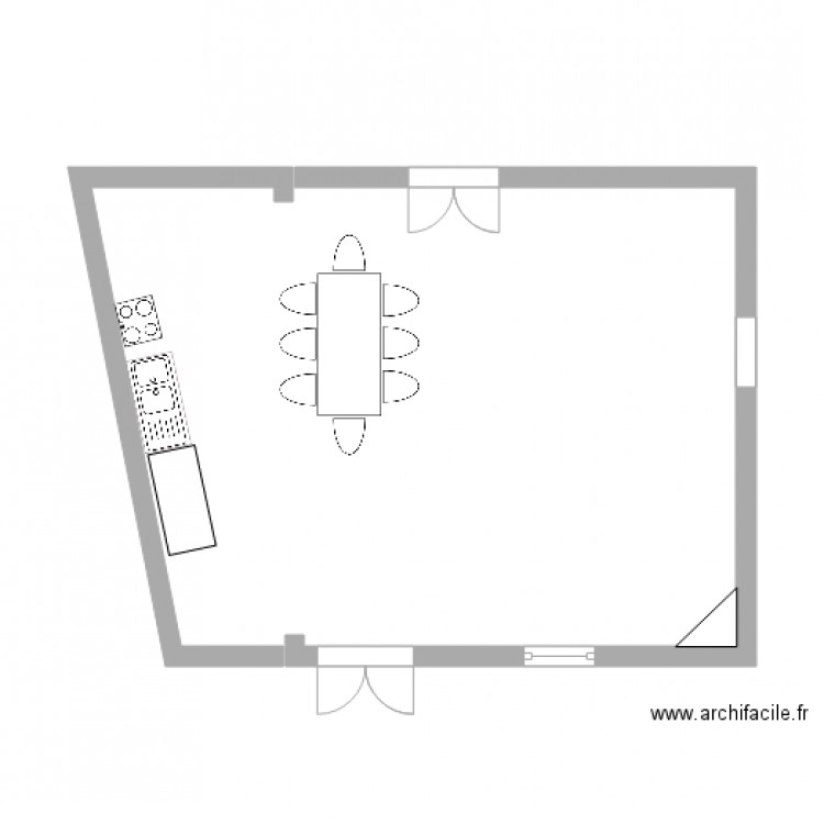 rdc volx. Plan de 0 pièce et 0 m2