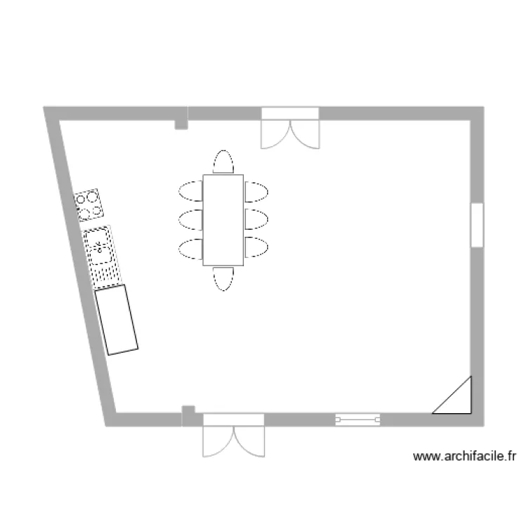 rdc volx. Plan de rdc volx. Plan de