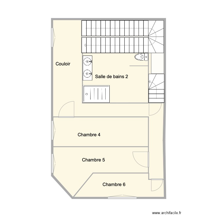 Montebello après travaux. Plan de 0 pièce et 0 m2