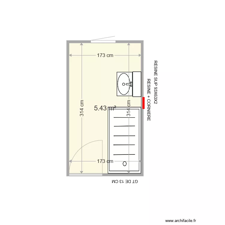 AST SYLVIE . Plan de 