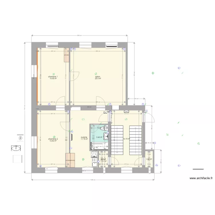 quartier neuf 5 appart 2 em 3 pièces 66 m2. Plan de quartier neuf 5 appart 2 em 3 pièces 66 m2. Plan de