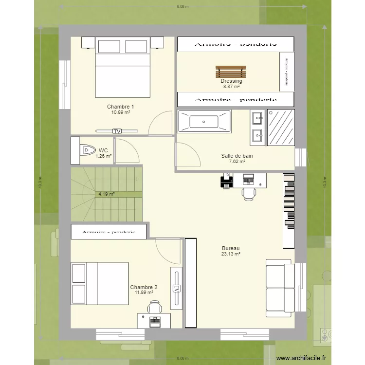 Copie Maison Casa. Plan de 