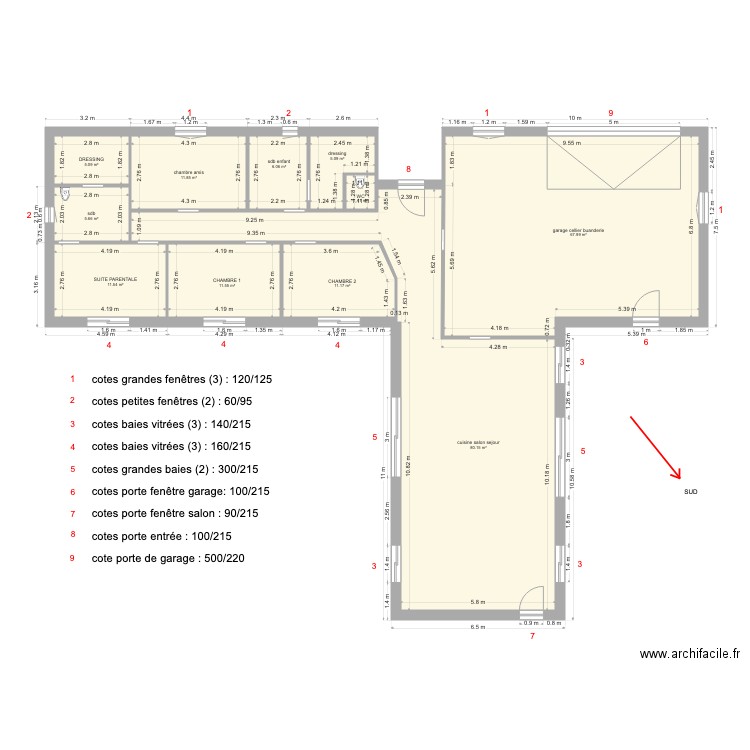 PLAN MAISON 7 PC. Plan de 0 pièce et 0 m2