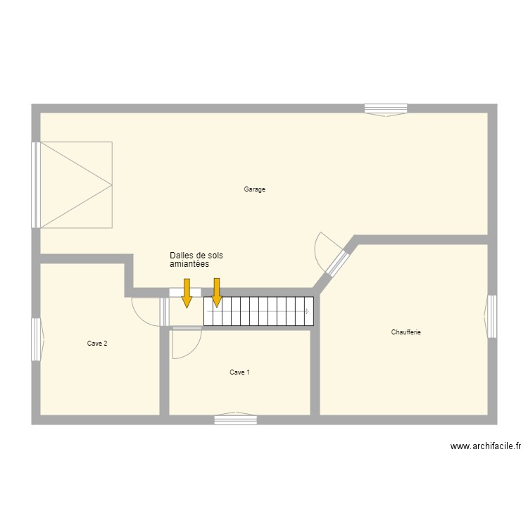Croquis GASPARETTO Sous sol. Plan de 0 pièce et 0 m2
