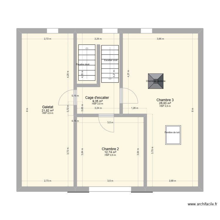 Maison Cortébert  1 Etage. Plan de 0 pièce et 0 m2