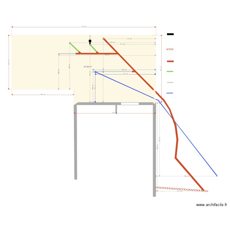 PROJET NU POUR COTE EVAC ET ALIM EAU 3101. Plan de 0 pièce et 0 m2