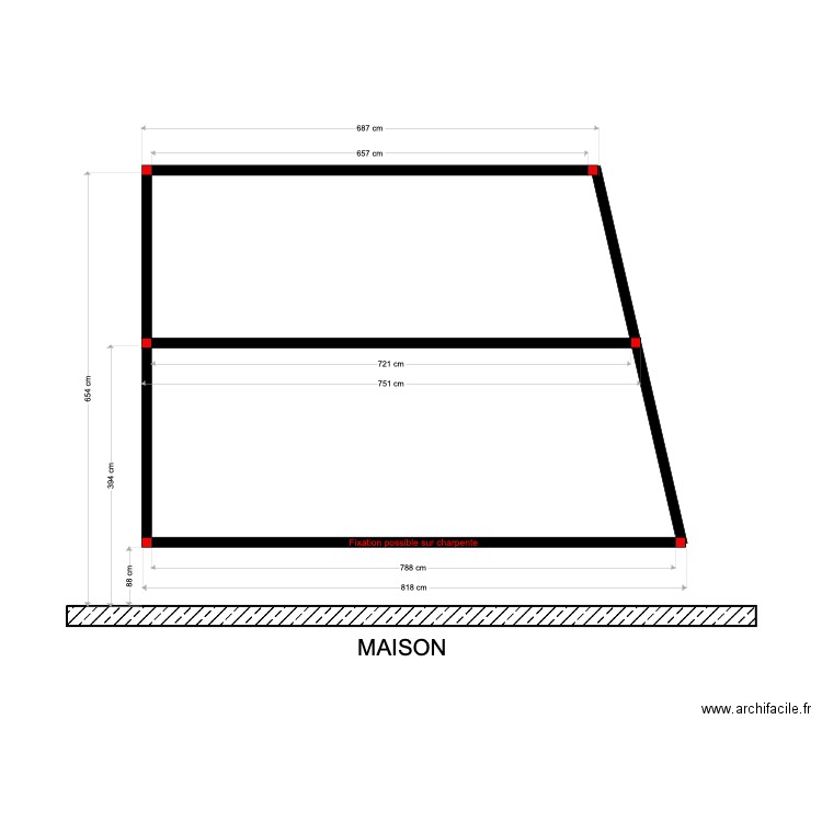 structure abri Lauzy V5. Plan de 0 pièce et 0 m2