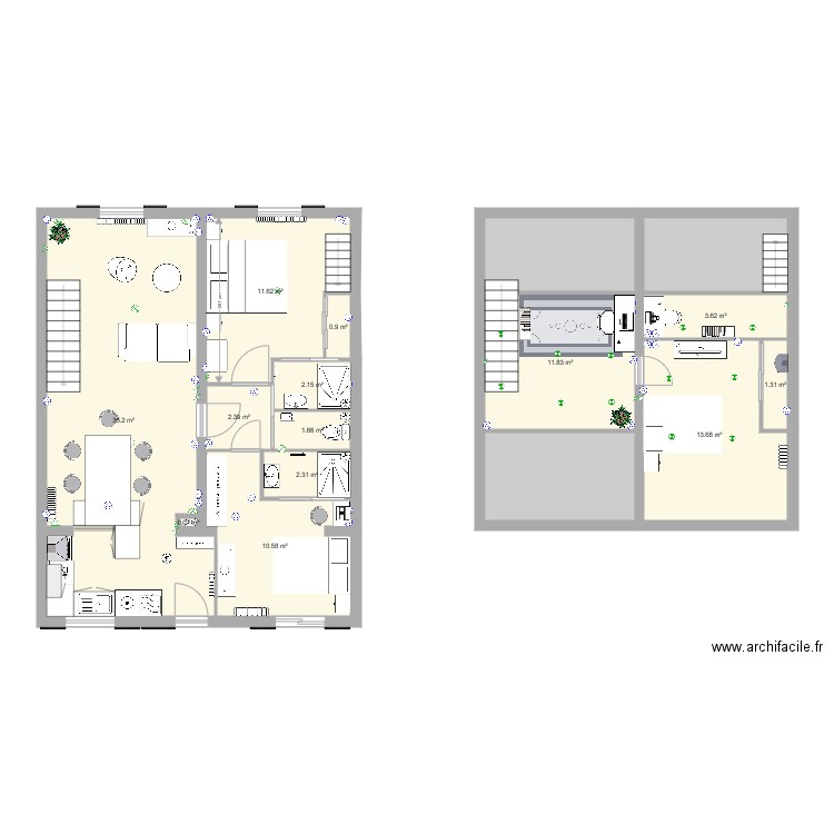 maison francis v5. Plan de 0 pièce et 0 m2