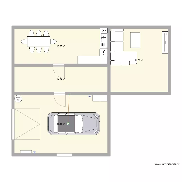 garage. Plan de garage. Plan de