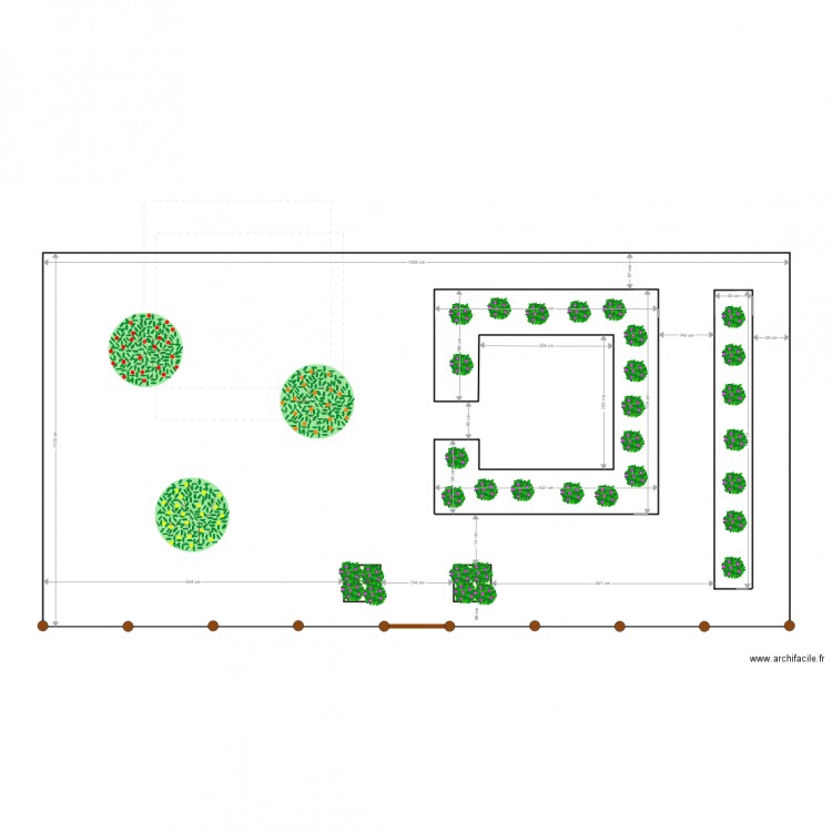 jardin potager. Plan de 0 pièce et 0 m2