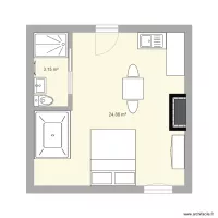 Appartement baln&eacute;o