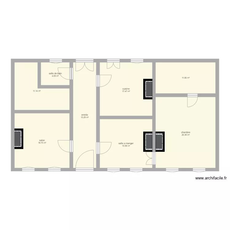 maison. Plan de maison. Plan de