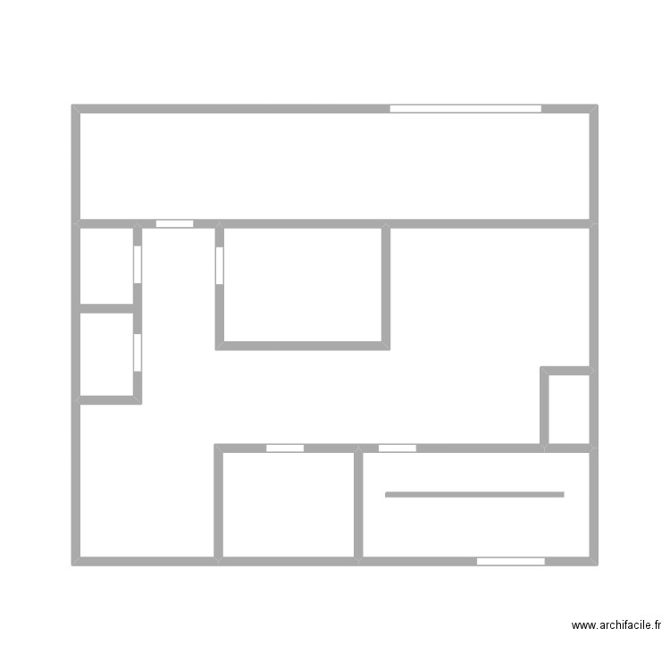 BOULANGERIE  696. Plan de 7 pièces et 37 m2