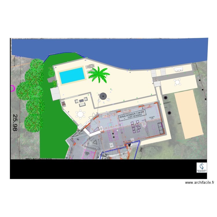 EXTERIEUR ST MARC revue. Plan de 1 pièce et 212 m2