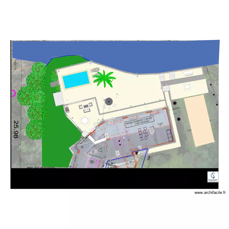 EXTERIEUR ST MARC revue. Plan de 