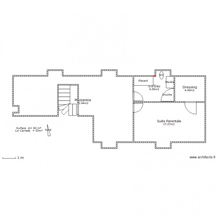 1er_etage. Plan de 0 pièce et 0 m2