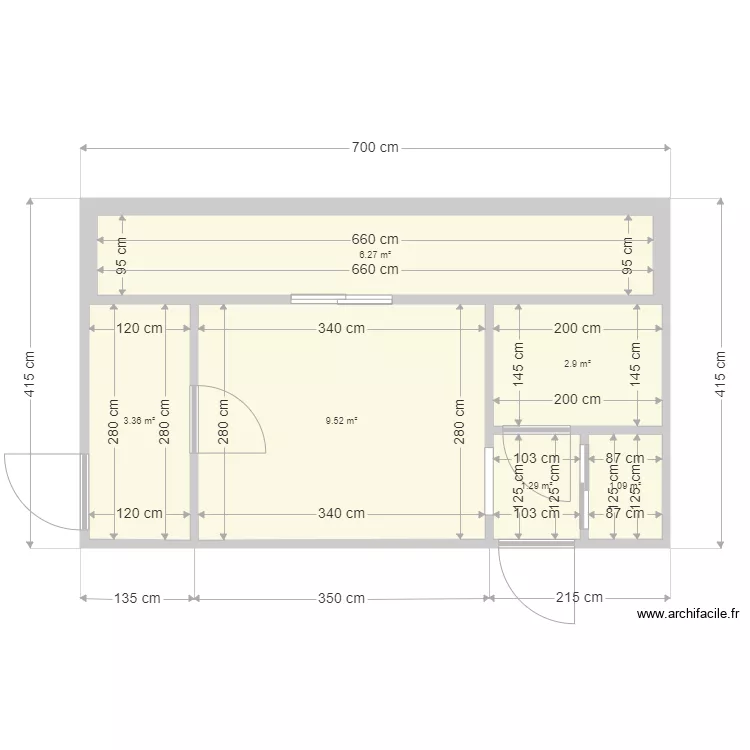 turrel frederic. Plan de 