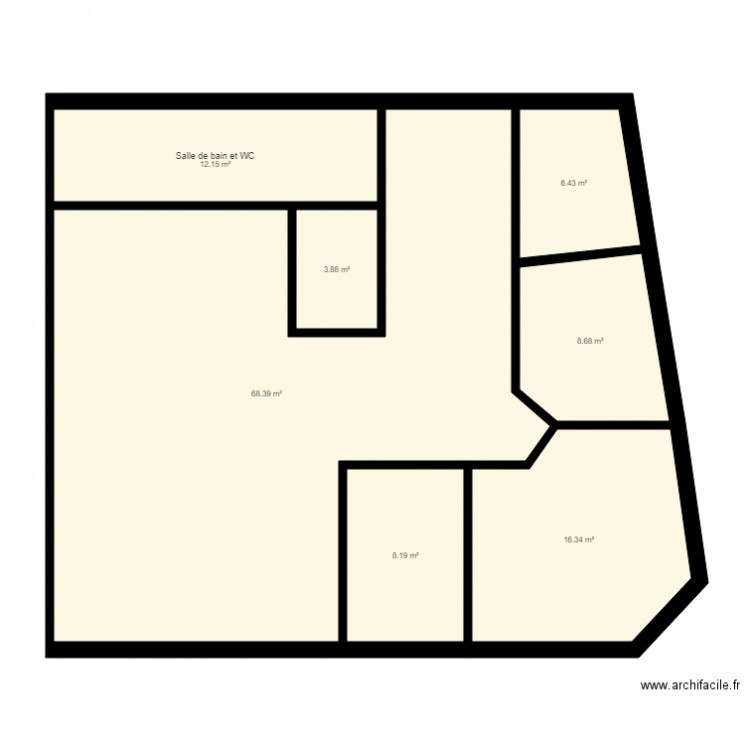 ninove301 305 etage 1. Plan de 0 pièce et 0 m2