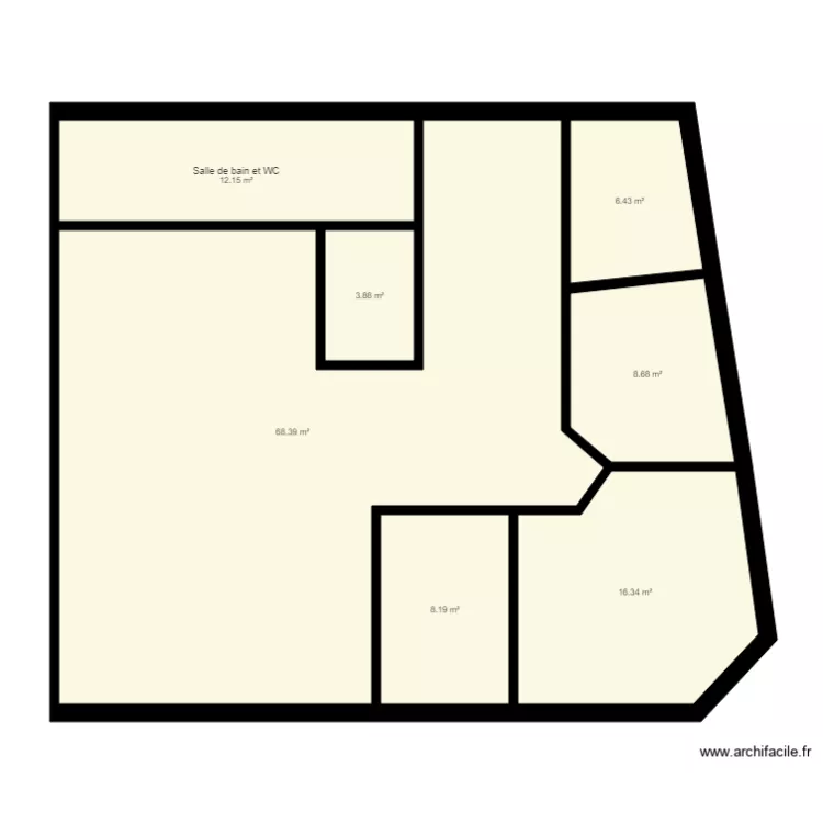 ninove301 305 etage 1. Plan de 
