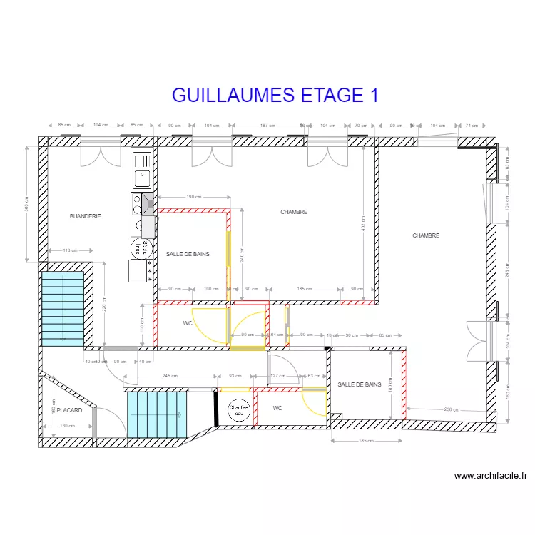 Guillaumes ETAGE 1 PLAN DESTINATION. Plan de Guillaumes ETAGE 1 PLAN DESTINATION. Plan de