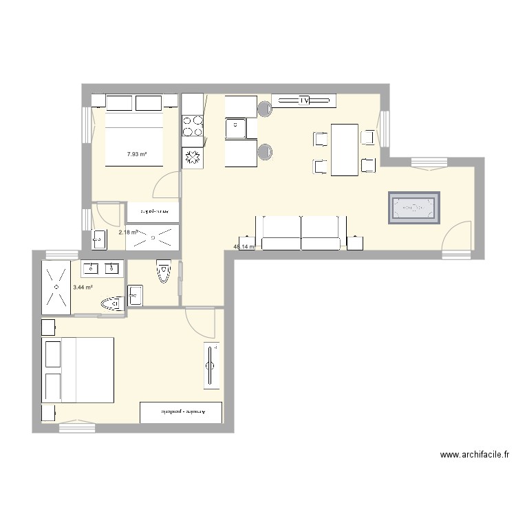 fran claudio 1. Plan de 0 pièce et 0 m2