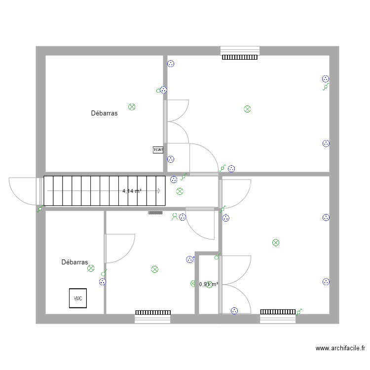 projet dammard. Plan de 0 pièce et 0 m2