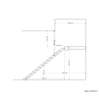 Escalier Mezzanine Entrée Départ 165 Hauteur 236 sur 13