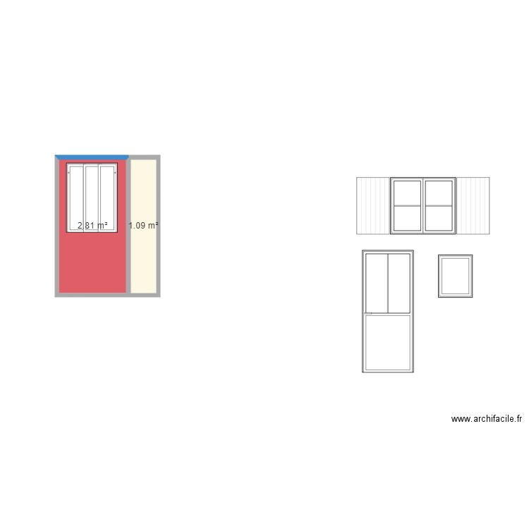 FACADE 92. Plan de 0 pièce et 0 m2