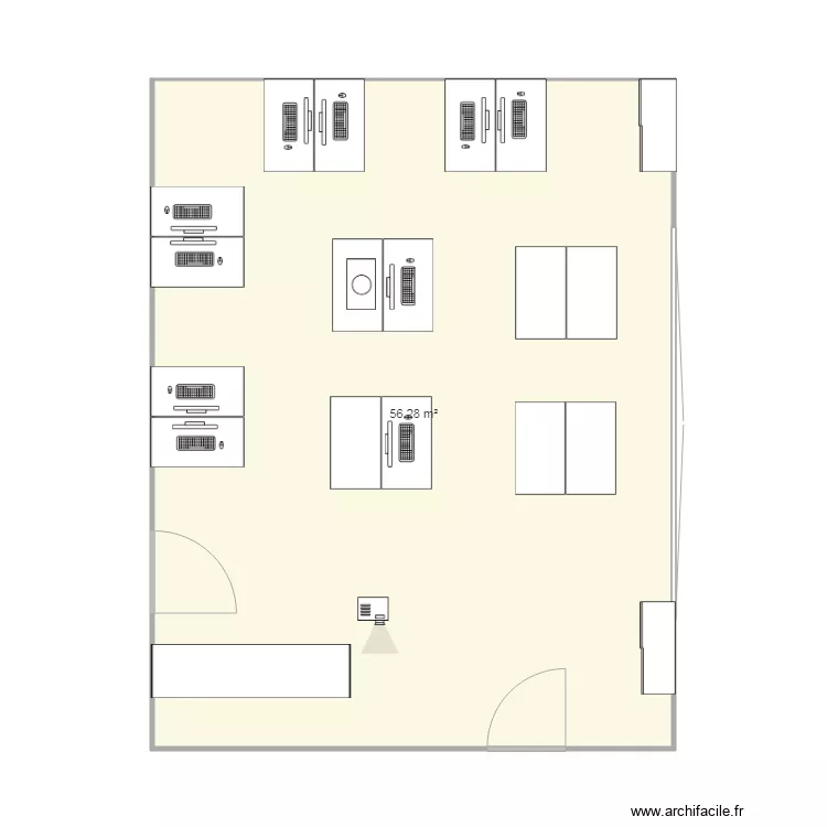salle de techno ordi autour. Plan de salle de techno ordi autour. Plan de