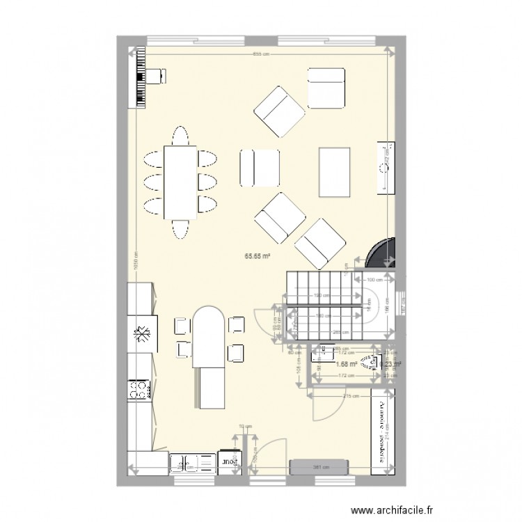 RDC. Plan de 0 pièce et 0 m2