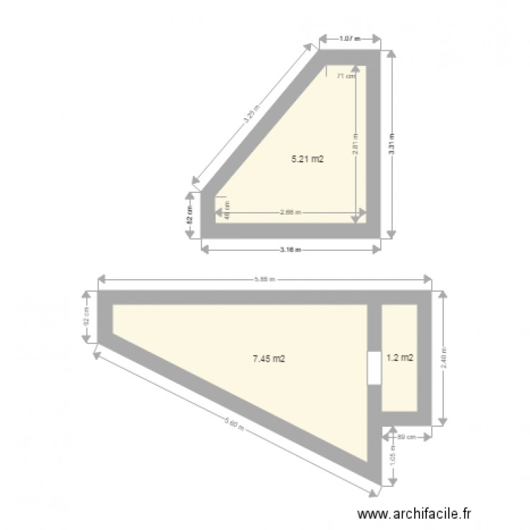 goulay. Plan de 0 pièce et 0 m2