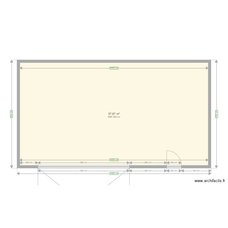 Garage. Plan de 0 pièce et 0 m2