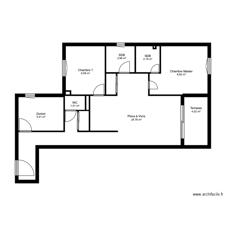 VAE monnoye etat des lieux 3. Plan de 0 pièce et 0 m2