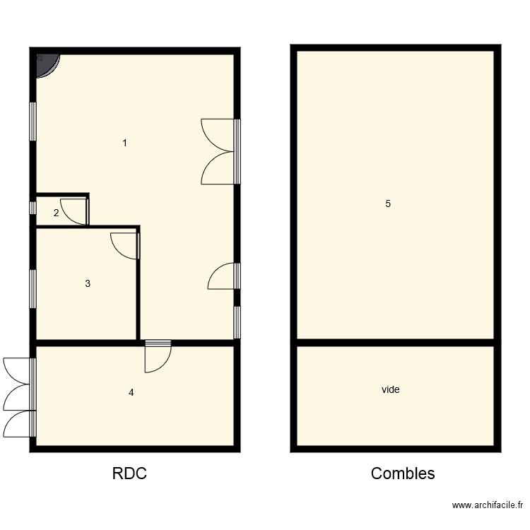 184850 THIEBAUT. Plan de 0 pièce et 0 m2