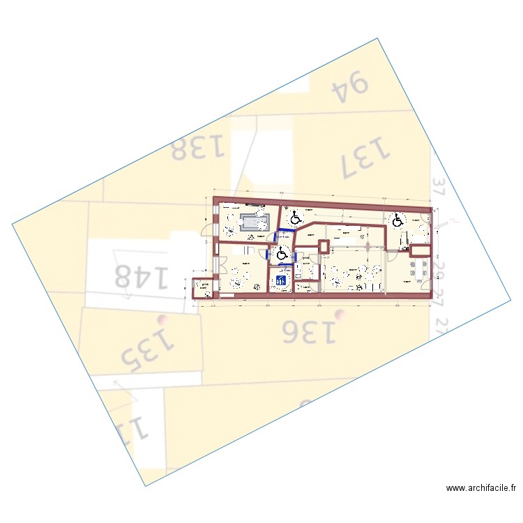 Romainv6. Plan de 14 pièces et 122 m2