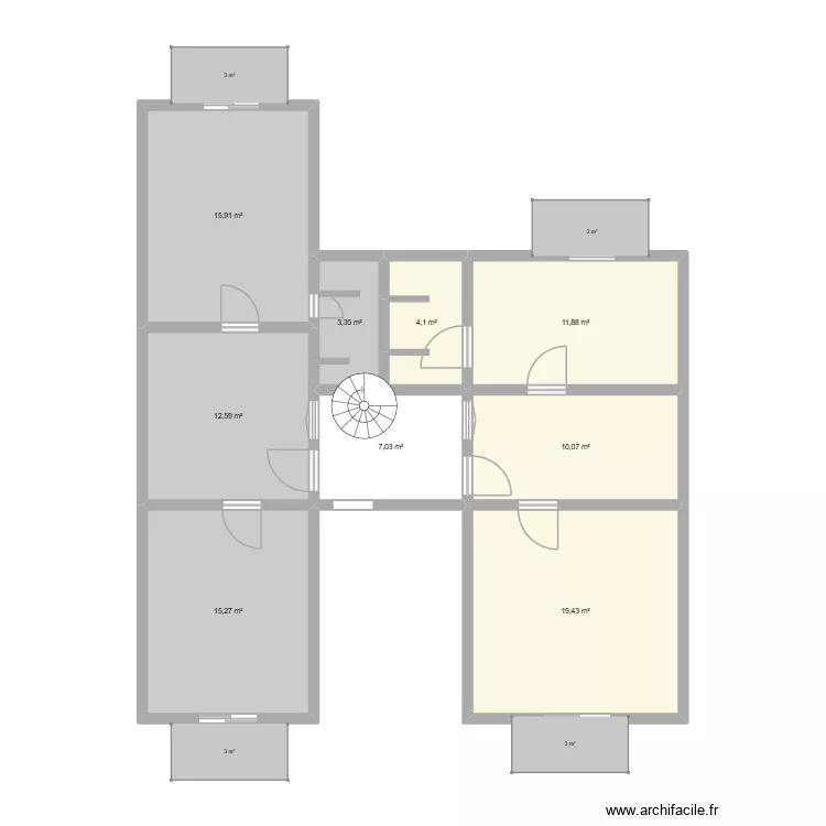 Aïn 2. Plan de 9 et 100 m² Aïn 2. Plan de 9 et 100 m²