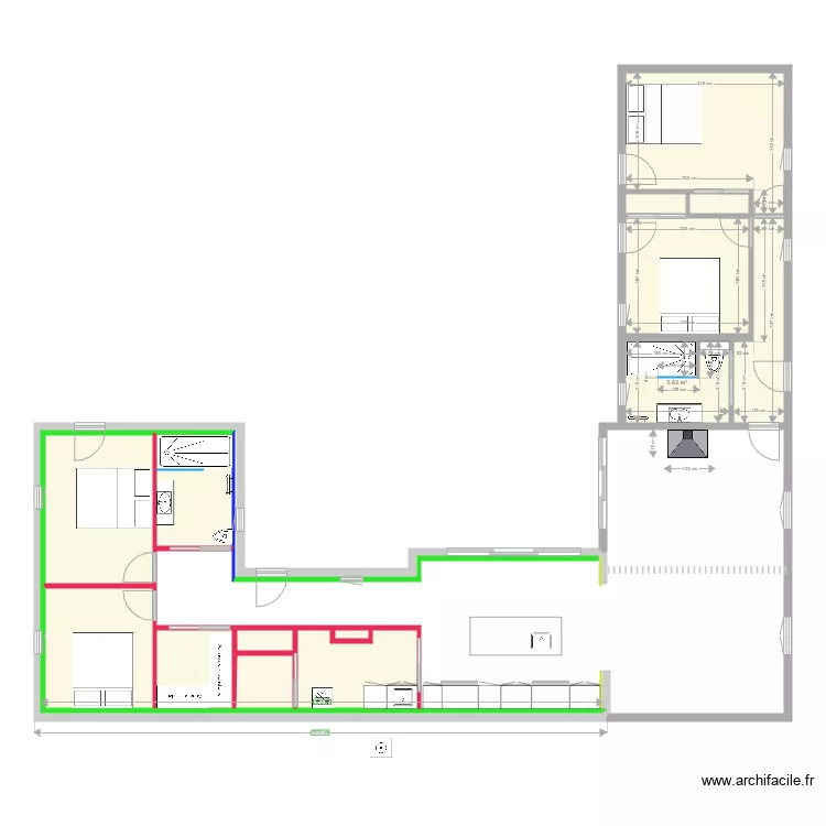 Plan meublé. Plan de Plan meublé. Plan de