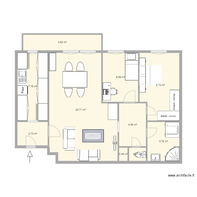 Victor Olivier 16. Plan de 0 pièce et 0 m2