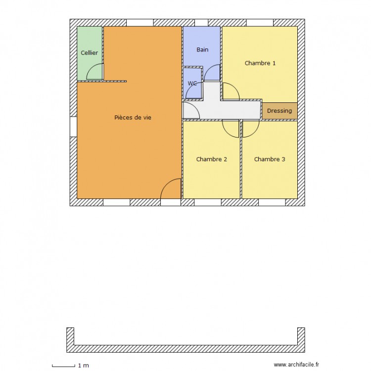 Elodie 4 bis - CHASSAGNE - AUBORDIER. Plan de 0 pièce et 0 m2