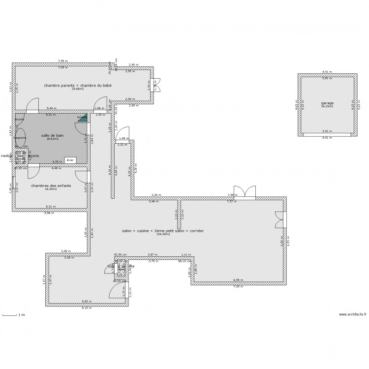 maison de la série malcom 1er essaie. Plan de 0 pièce et 0 m2