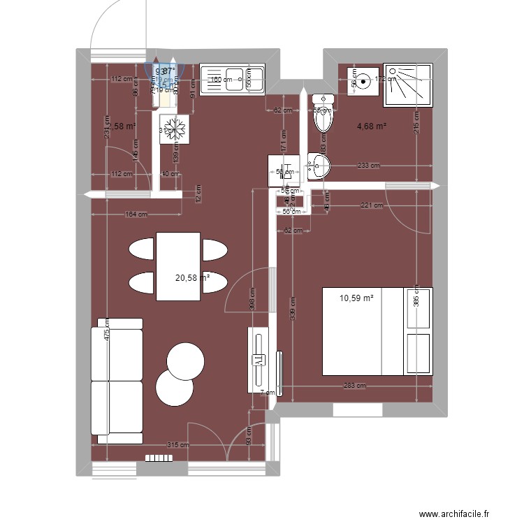 Orly. Plan de 0 pièce et 0 m2