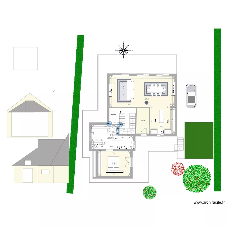 maison  Plus chambre . Plan de 