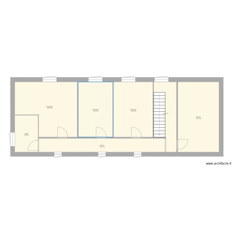 plan ANDRE JOEL etage. Plan de 0 pièce et 0 m2