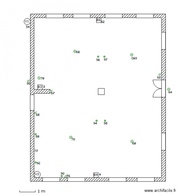 CASA  plan  éclairage. Plan de 0 pièce et 0 m2