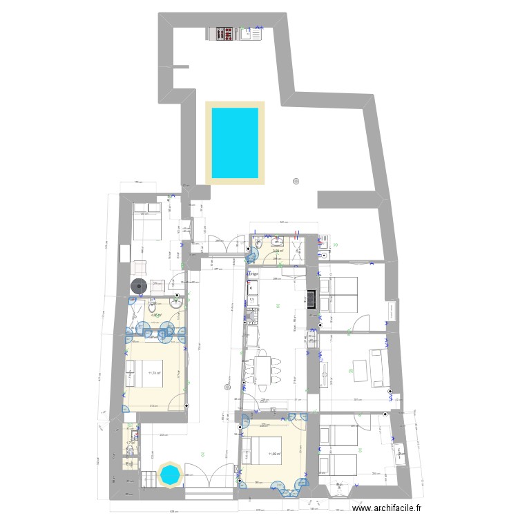 casa marina amueblada. Plan de 0 pièce et 0 m2