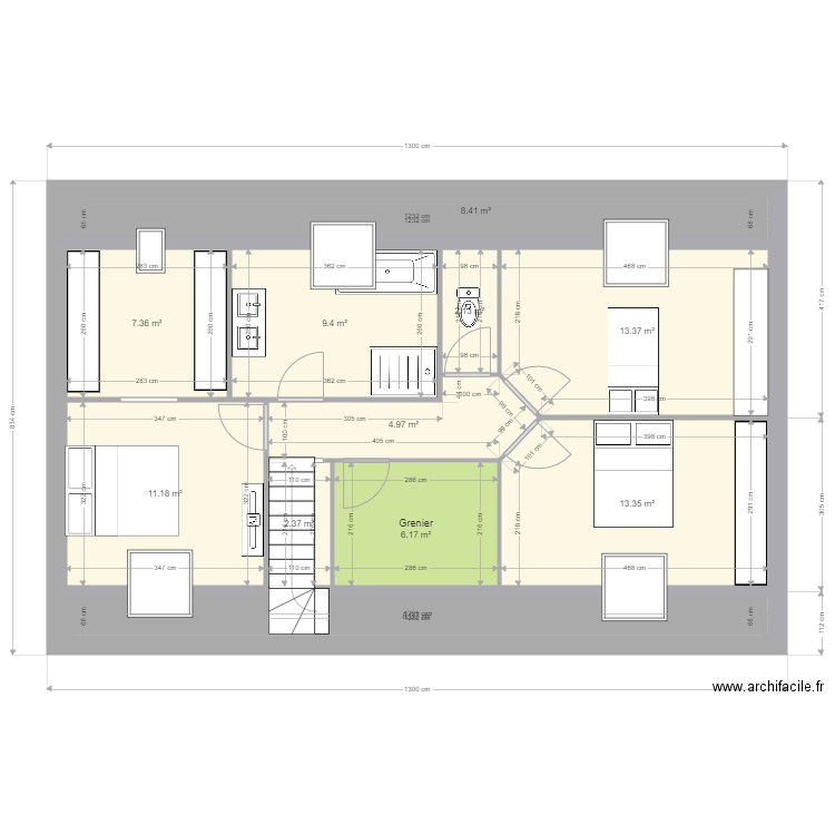 RAOULT LECOINTRE etage. Plan de 0 pièce et 0 m2